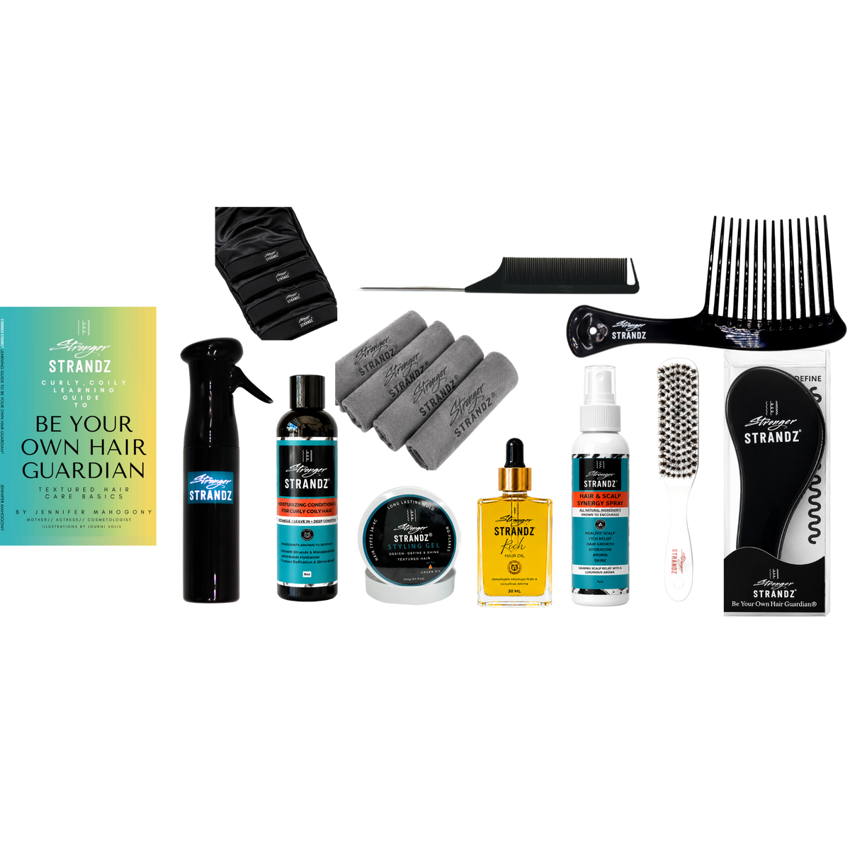 Stronger StrandZ Curly, Coily, Textured Hair Care Learning Kit®