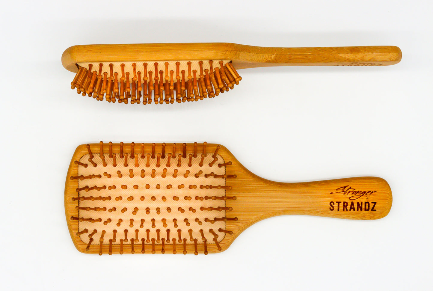 Stronger StrandZ® 100% Bamboo Bristle, Detangle & Define  Brush